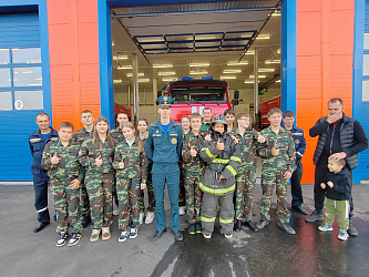 Экскурсия в пожарно-спасательную часть