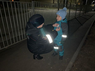 Завершение акции "Засветись. Стань заметней на дороге"